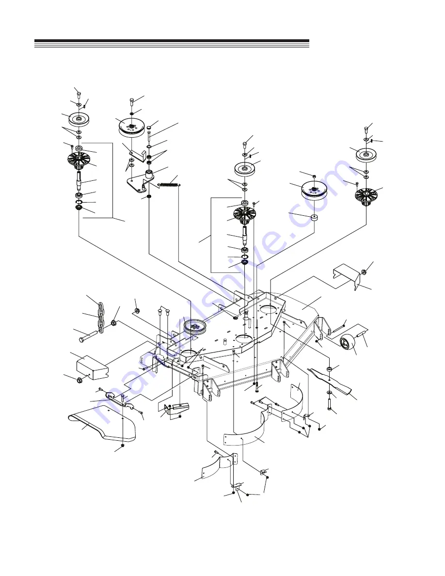 Schiller Grounds Care BOB-CAT 942311G Parts And Operator'S Manual Download Page 62