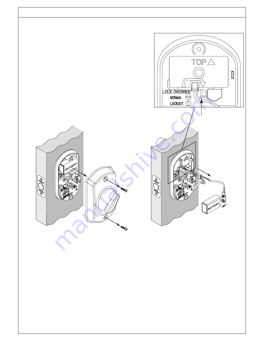 Schlage BE365 Programming/Operating Manual Download Page 12