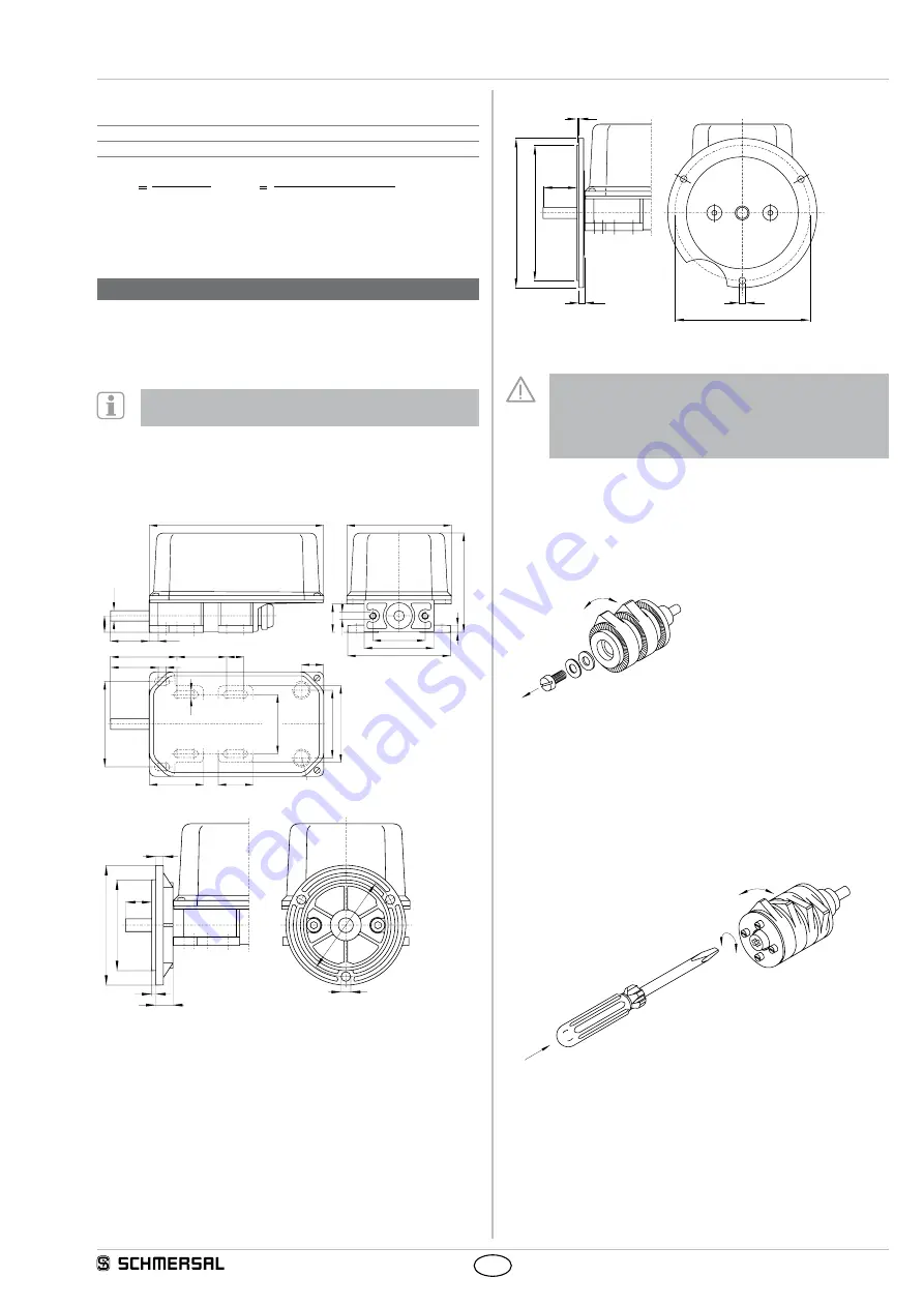 schmersal G50 Operating Instructions Manual Download Page 3