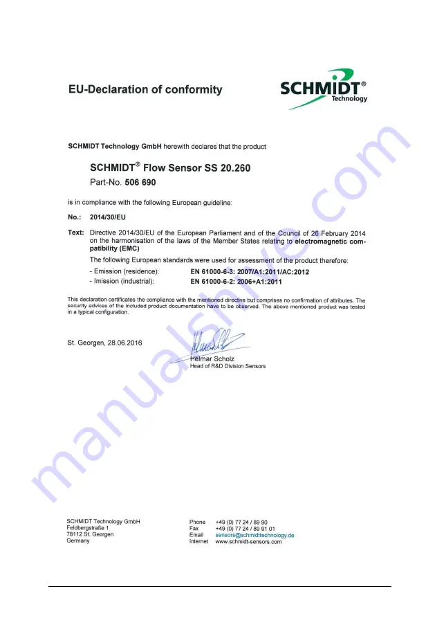 Schmidt 506690 Instructions For Use Manual Download Page 19