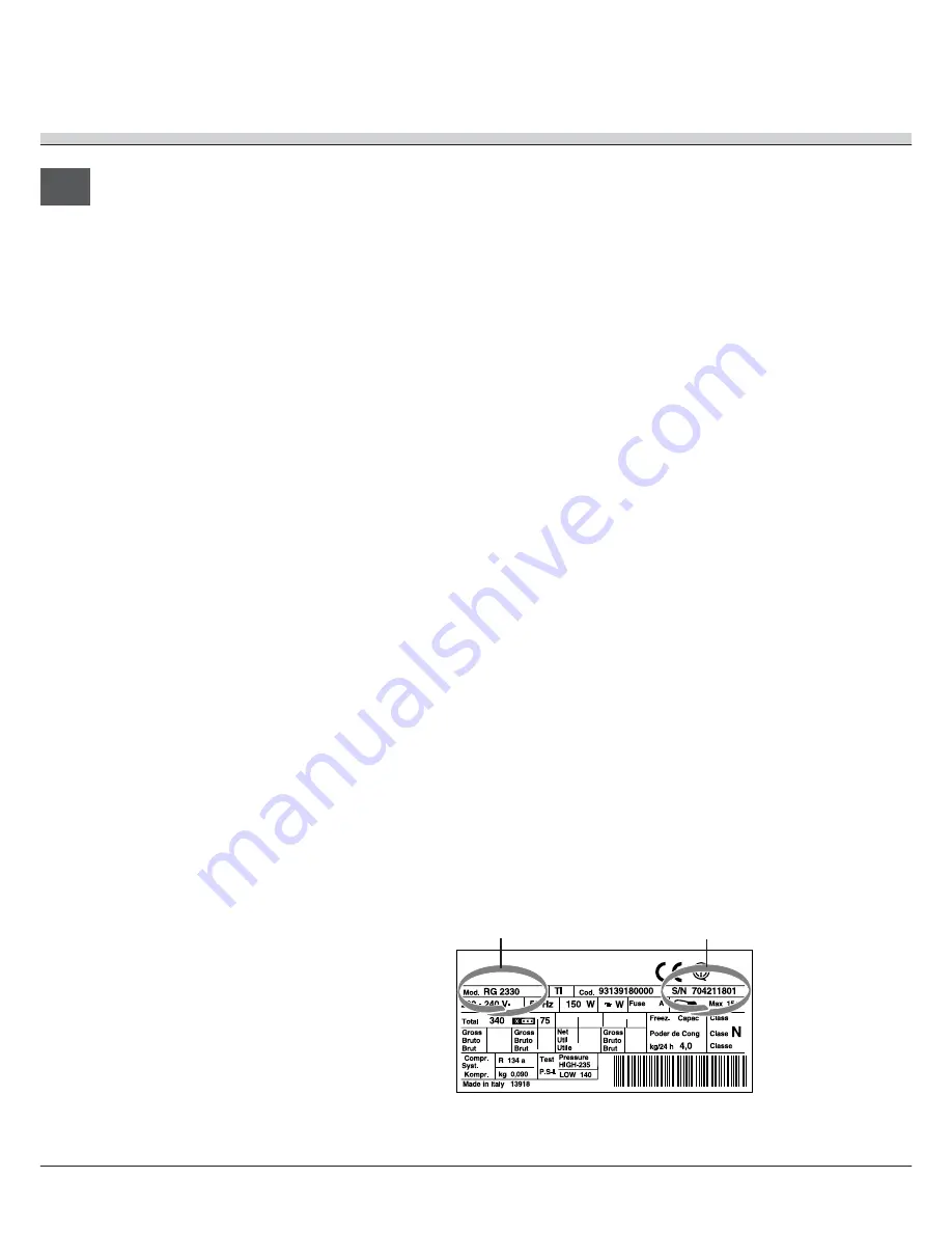 SCHOLTES RT 19 AAI Operating Instructions Manual Download Page 40