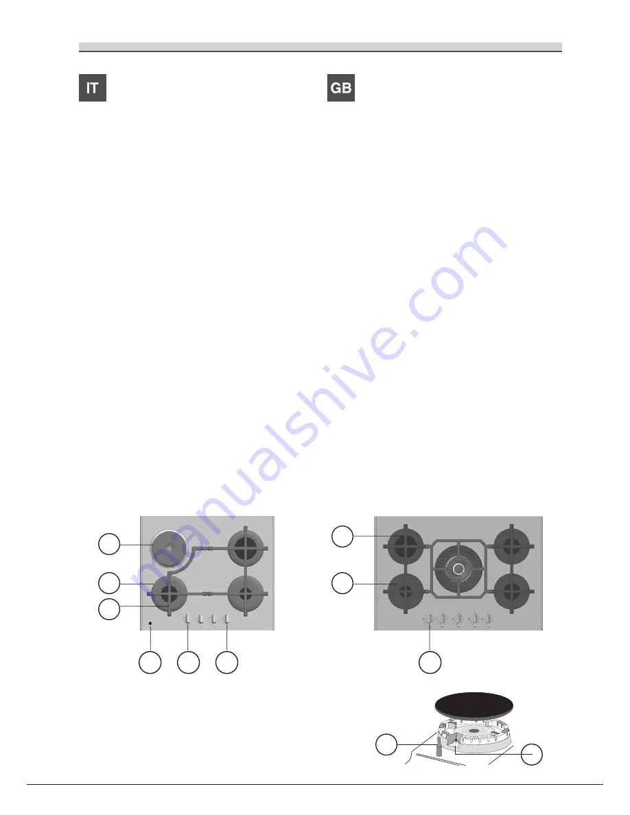 SCHOLTES SCHG 640 GH Operating Instructions Manual Download Page 10