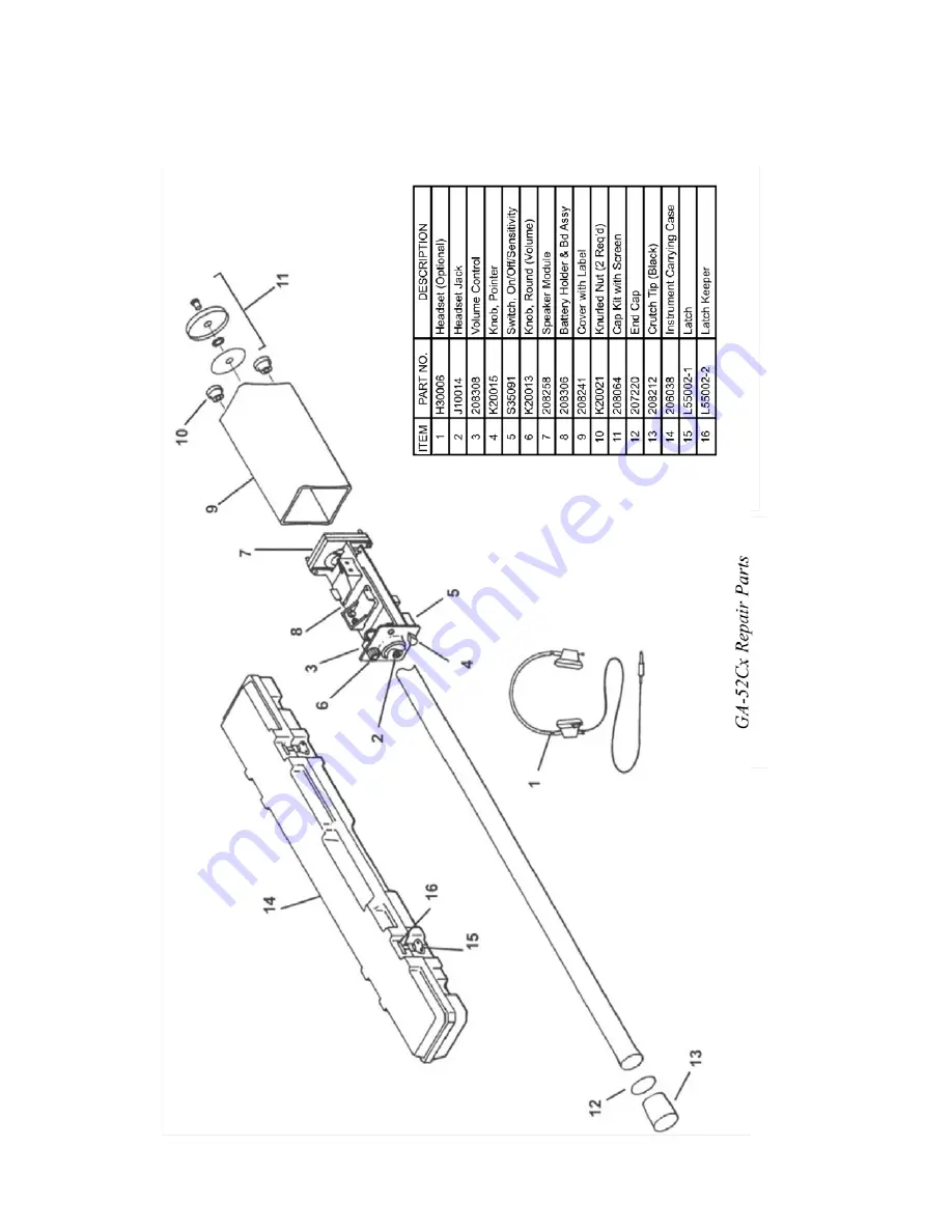 Schonstedt Instrument GA-52Cx Скачать руководство пользователя страница 16