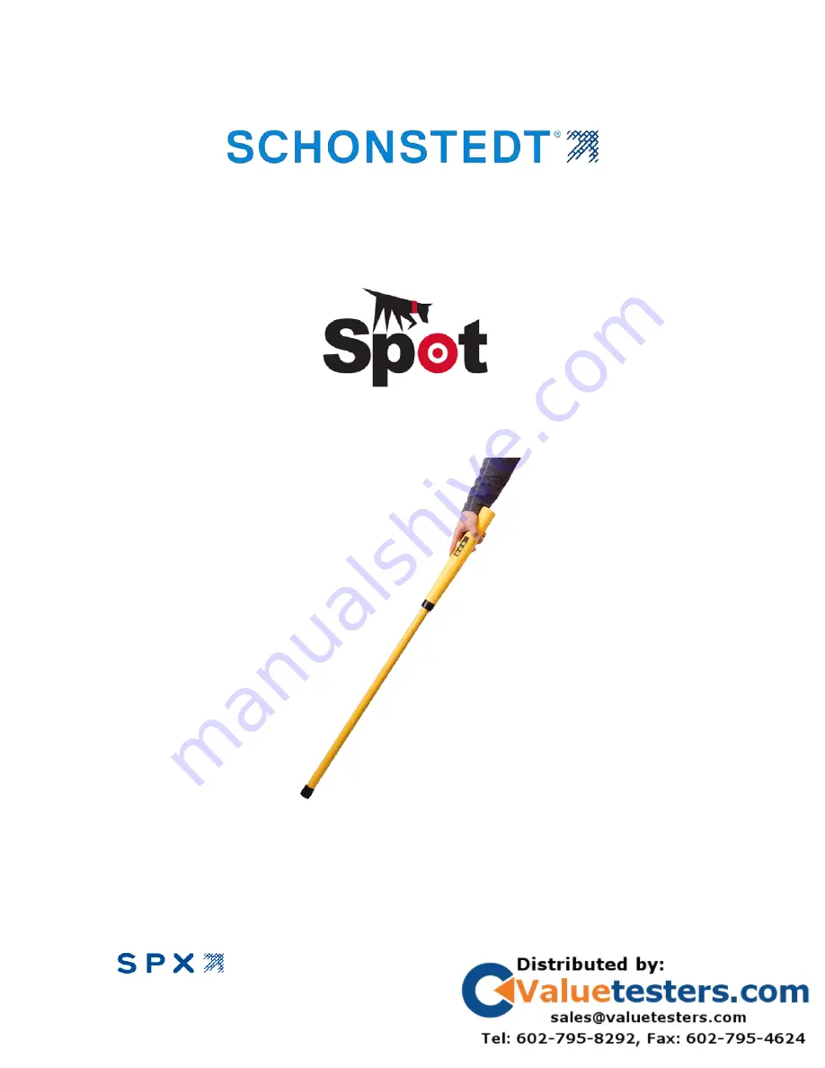 Schonstedt SPOT Instruction Manual Download Page 1