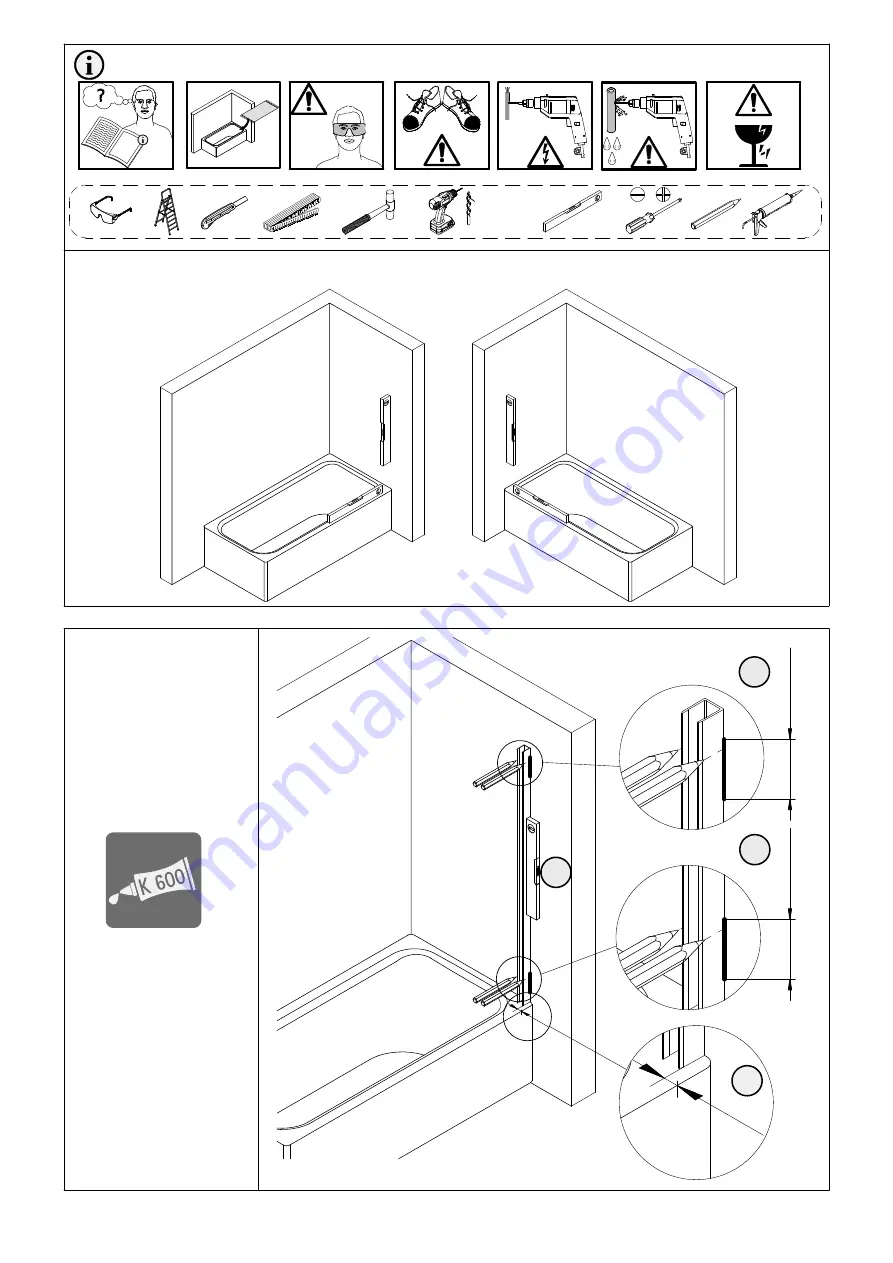 Schulte D1331 01 50 Assembly Instructions Manual Download Page 3