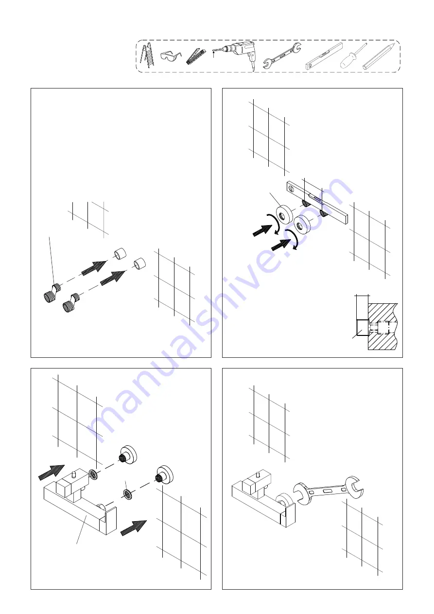 Schulte DuschMaster Rain II D9638 Assembly Instructions Manual Download Page 8