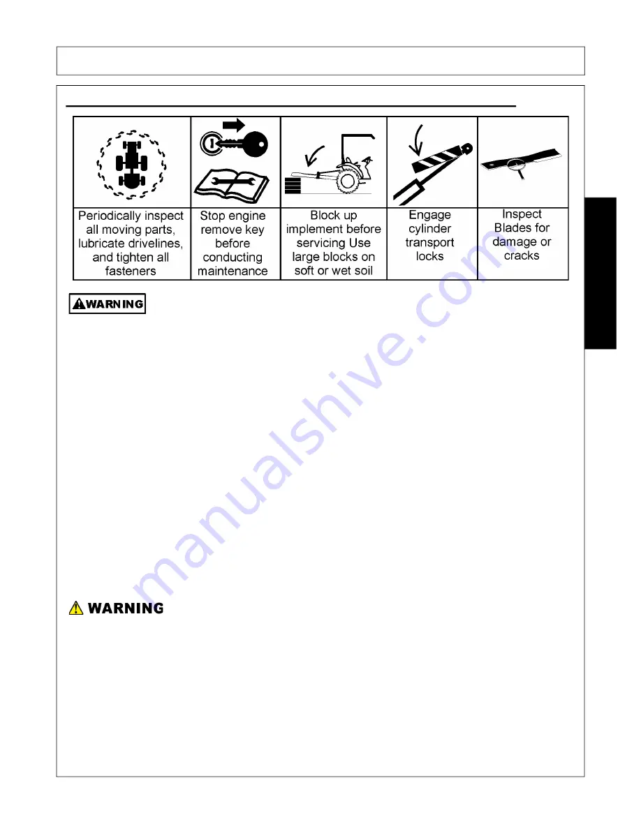 Schulte FX-310 Operator'S Manual Download Page 25