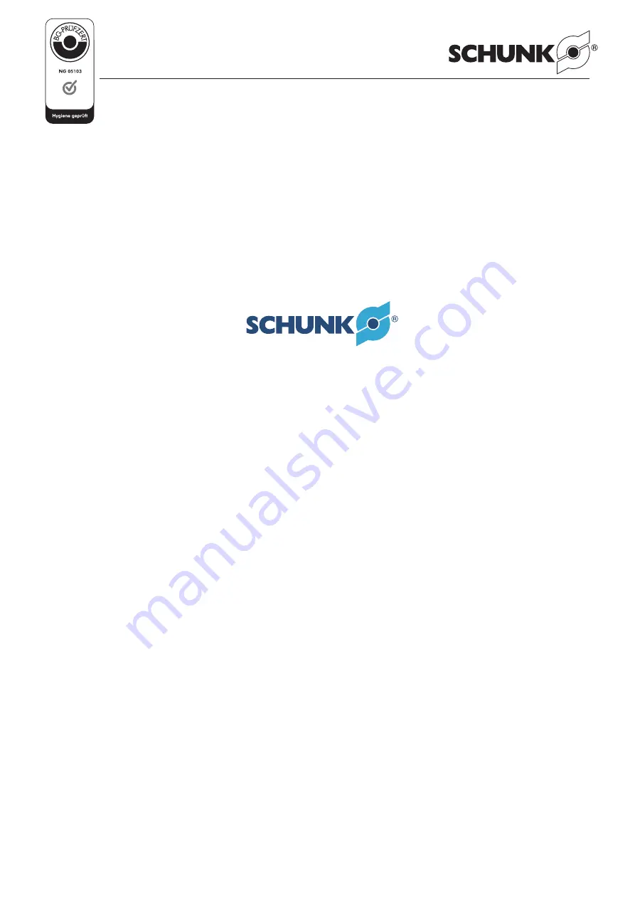 SCHUNK LMG 64 Assembly And Operating Manual Download Page 19