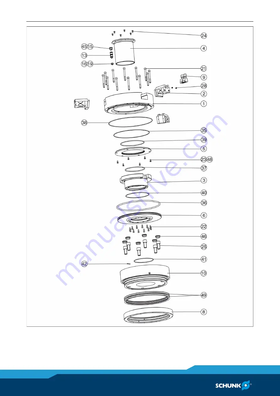 SCHUNK ROTA EP 380-127 Assembly And Operating Manual Download Page 70