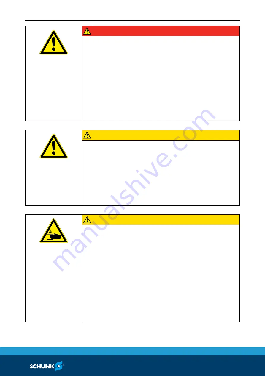 SCHUNK ROTA NCR 1000 Assembly And Operating Manual Download Page 15