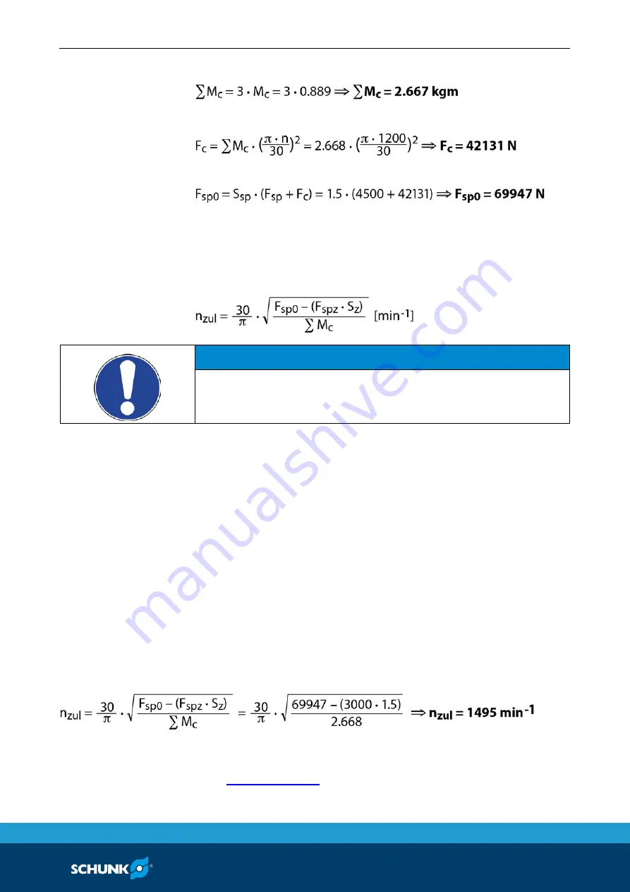 SCHUNK ROTA NCR 1000 Assembly And Operating Manual Download Page 25