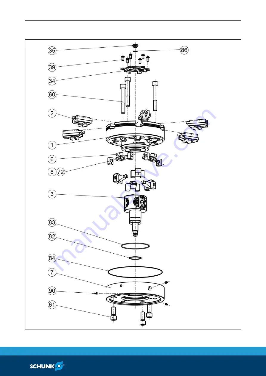 SCHUNK ROTA NCR 1000 Assembly And Operating Manual Download Page 41