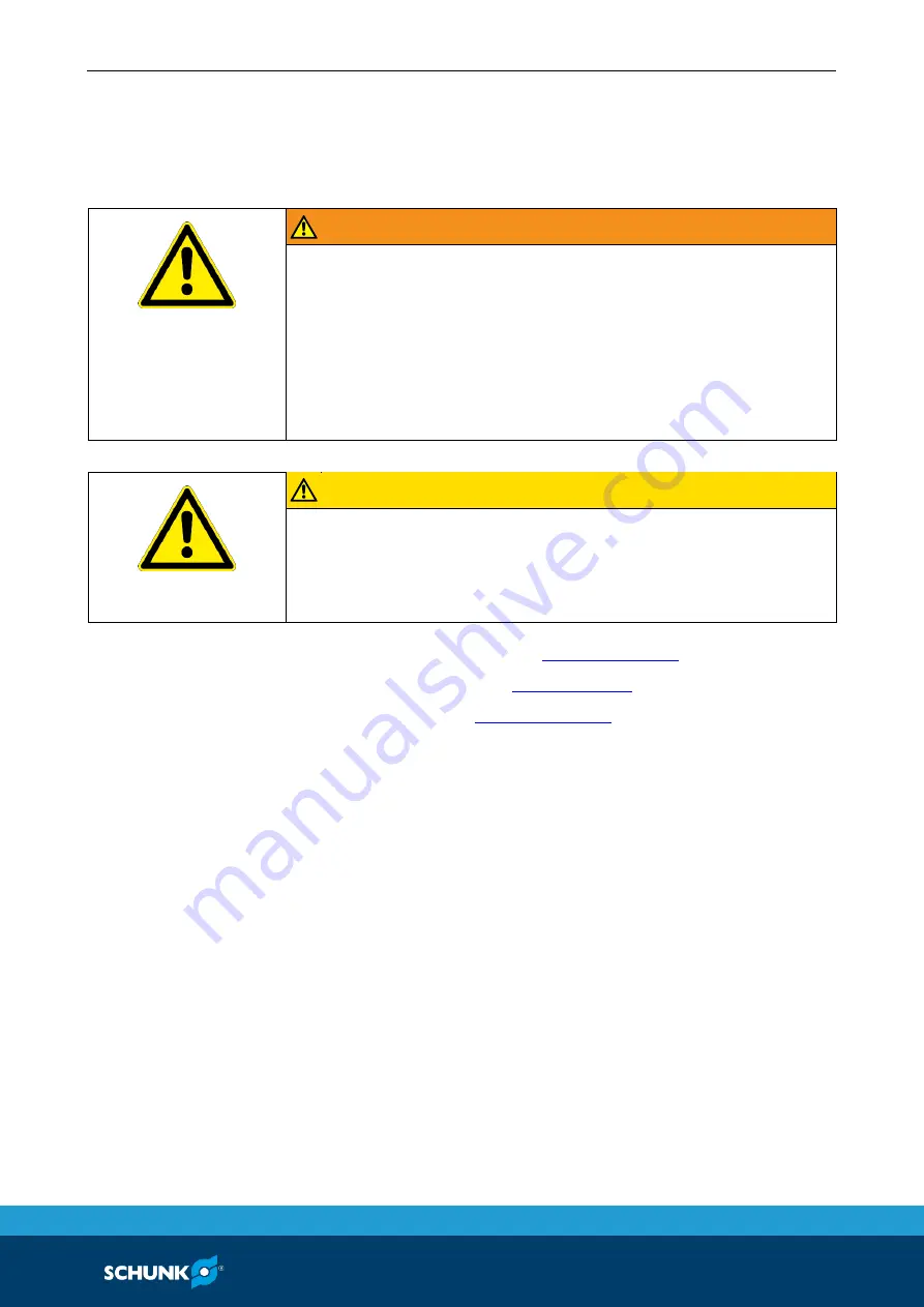 SCHUNK ROTA NCR-A 1000 Assembly And Operating Manual Download Page 29