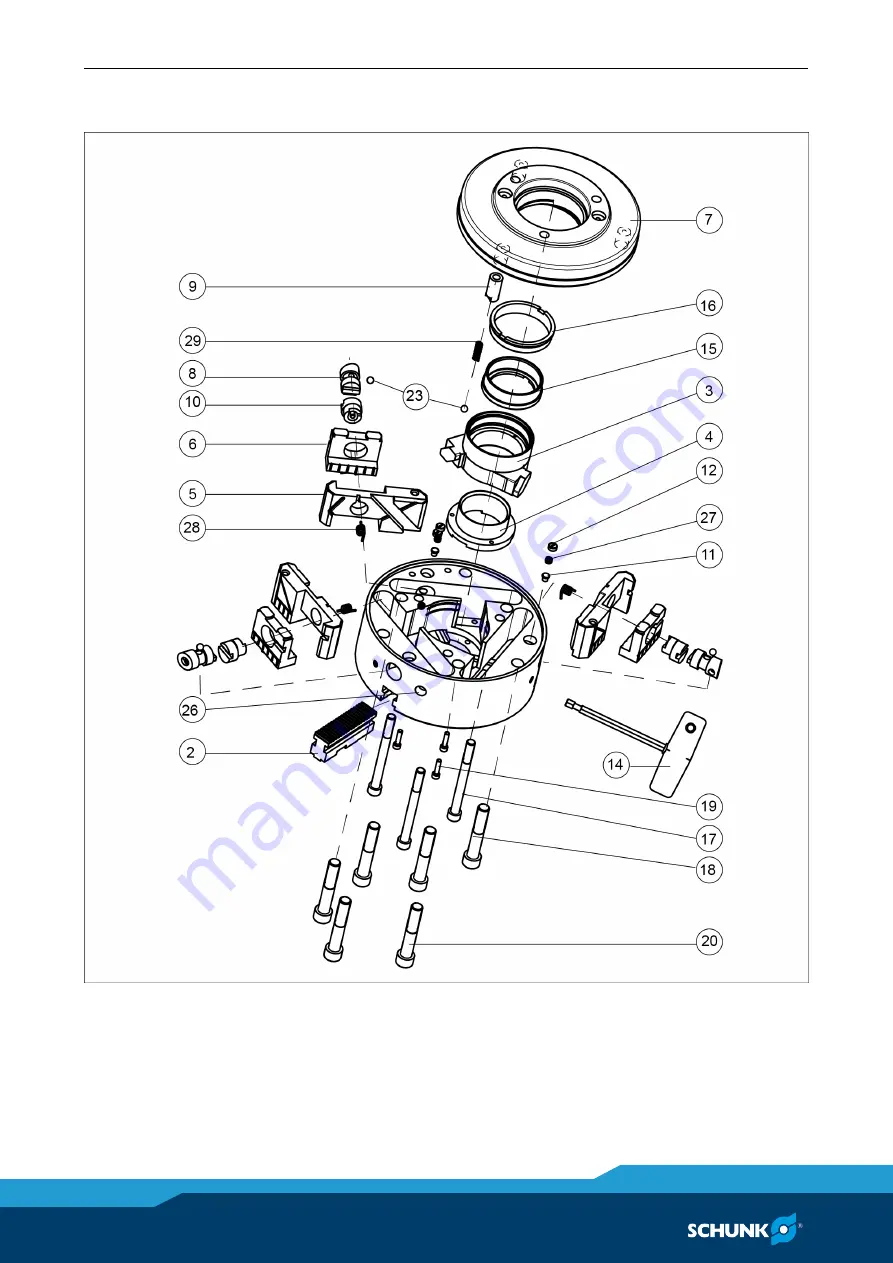 SCHUNK ROTA THW 1000 Translation Of Original Operating Manual Download Page 40