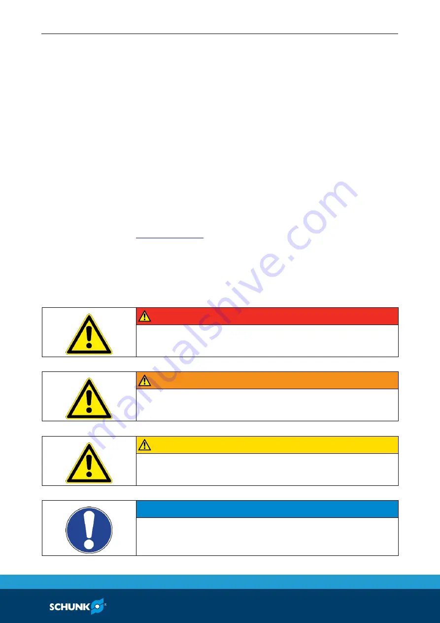 SCHUNK ROTA TPS 125-26 K Assembly And Operating Manual Download Page 5