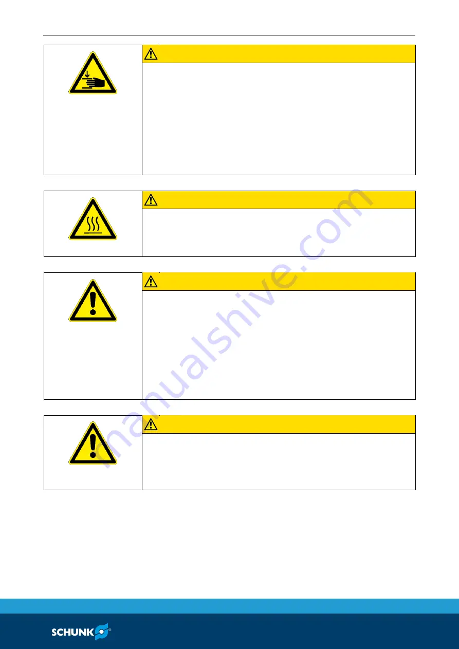 SCHUNK ROTA TPS 125-26 K Assembly And Operating Manual Download Page 15