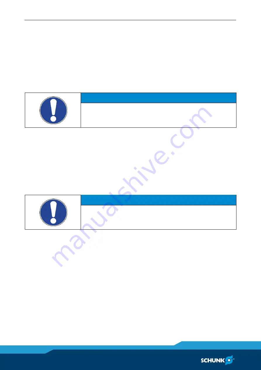 SCHUNK ROTA TPS 125-26 K Assembly And Operating Manual Download Page 20