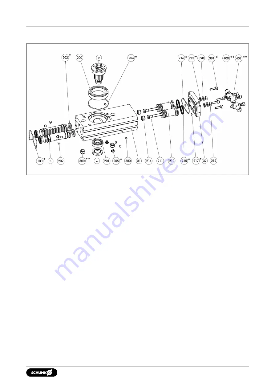 SCHUNK SRM 10 Assembly And Operating Manual Download Page 105