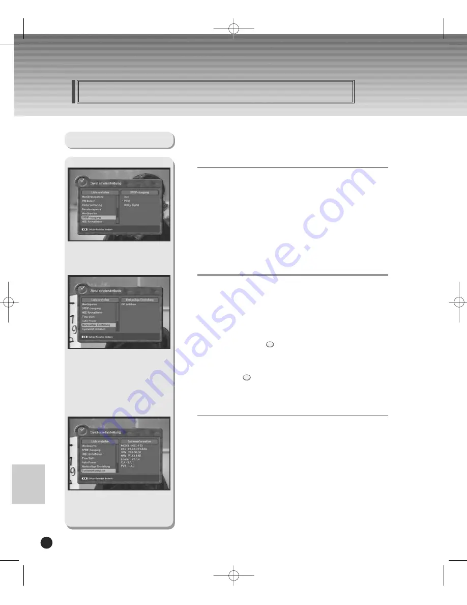 Schwaiger DSR 1004 CW User Manual Download Page 98