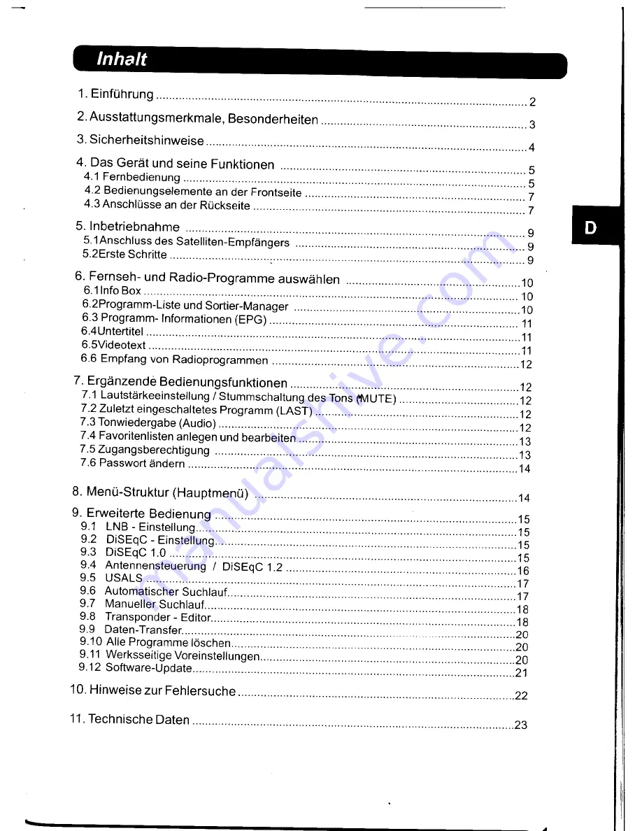 Schwaiger DSR 5012 User Manual Download Page 2