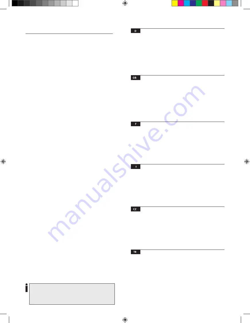 Schwaiger UFB 3801 Instructions Manual Download Page 24