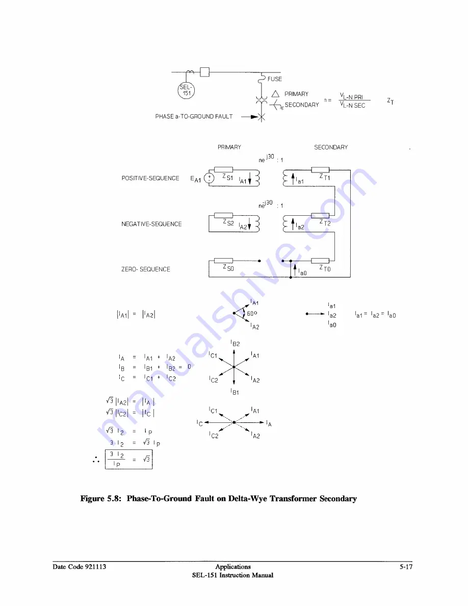 Schweitzer Engineering Laboratories SEL-151 Instruction Manual Download Page 145