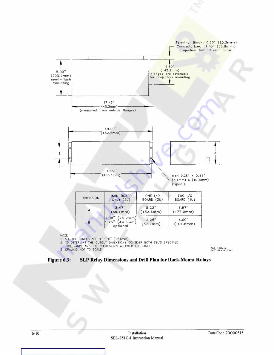 Schweitzer Engineering Laboratories SEL-251C-1 Instruction Manual Download Page 130