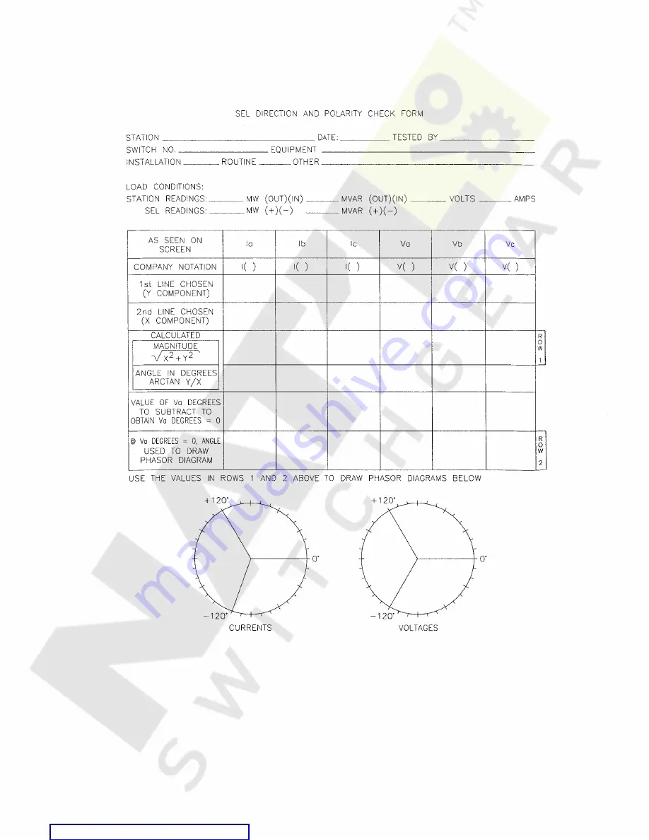 Schweitzer Engineering Laboratories SEL-251C-1 Instruction Manual Download Page 135