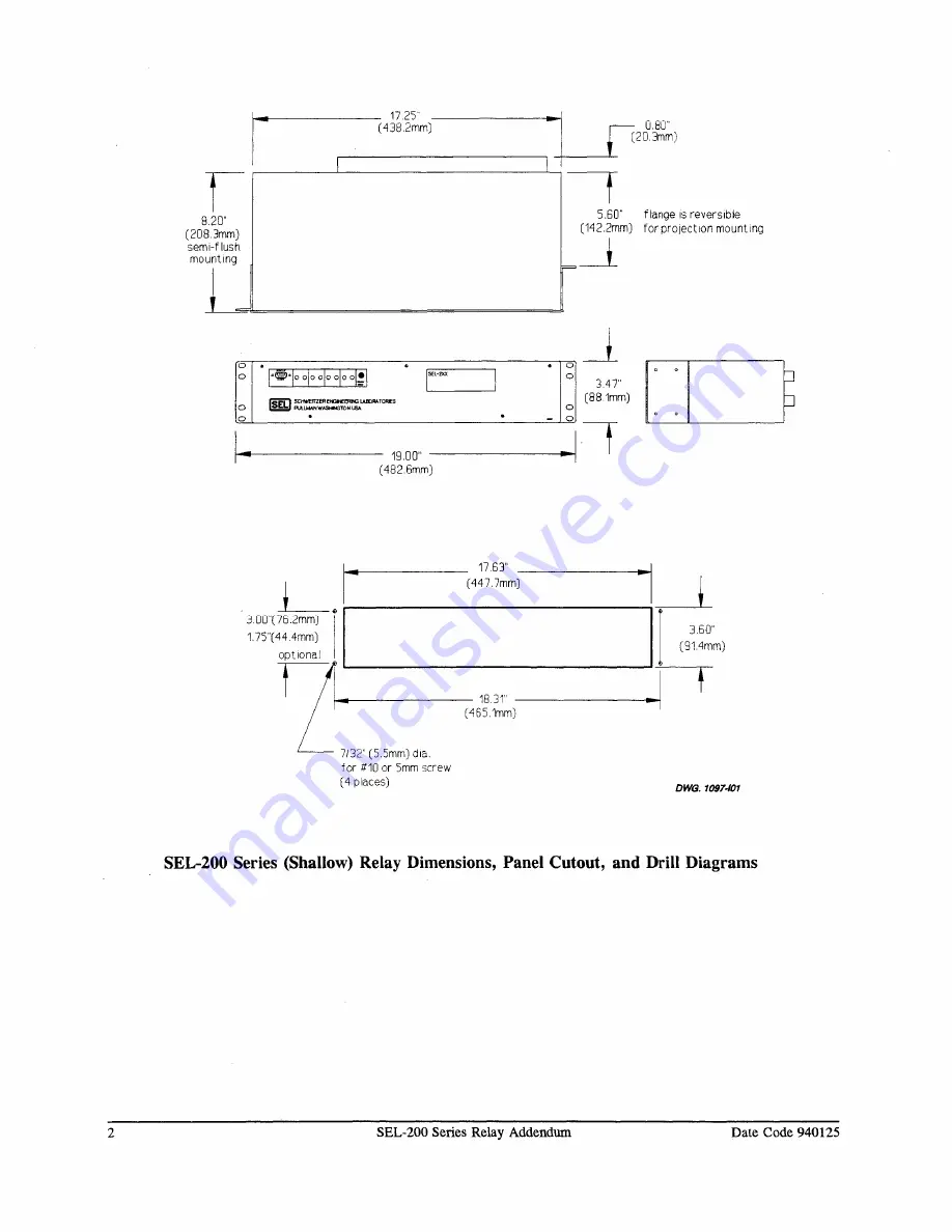 Schweitzer Engineering Laboratories SEL-251D-1 Instruction Manual Download Page 10