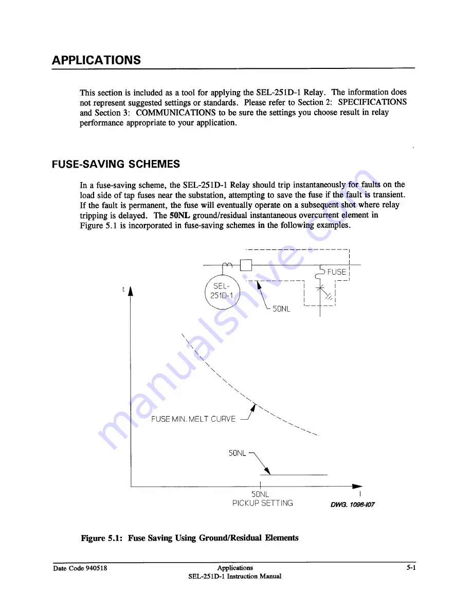 Schweitzer Engineering Laboratories SEL-251D-1 Instruction Manual Download Page 121