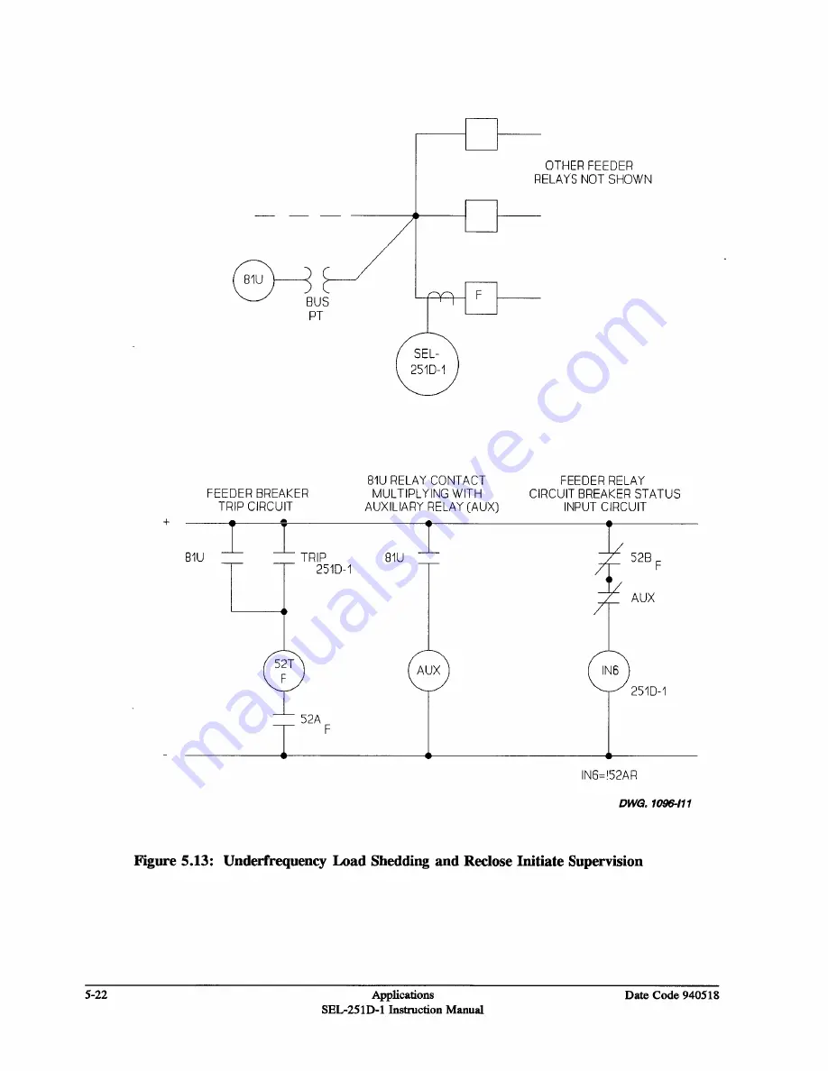 Schweitzer Engineering Laboratories SEL-251D-1 Instruction Manual Download Page 142