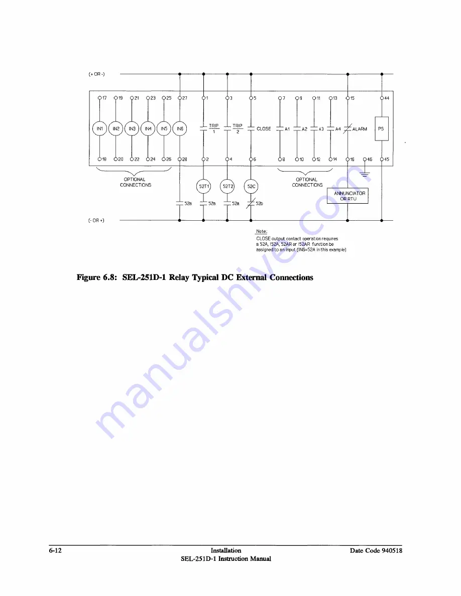 Schweitzer Engineering Laboratories SEL-251D-1 Instruction Manual Download Page 158