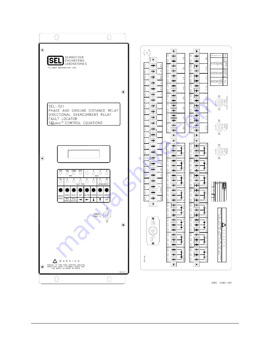 Schweitzer Engineering Laboratories SEL-321 Скачать руководство пользователя страница 254