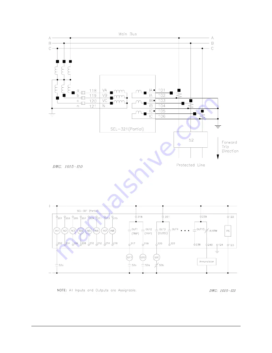 Schweitzer Engineering Laboratories SEL-321 Скачать руководство пользователя страница 261