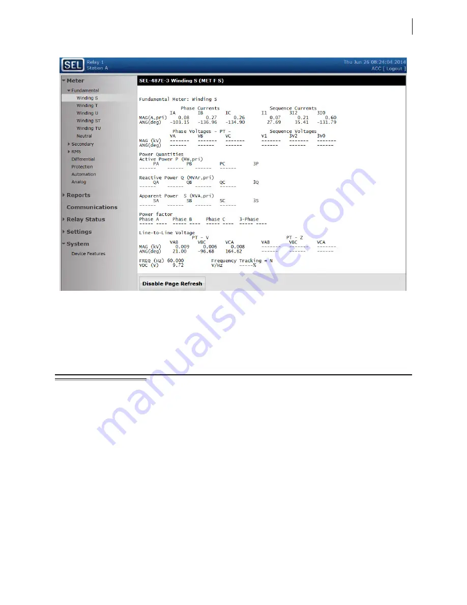 Schweitzer Engineering Laboratories SEL-421-4 Instruction Manual Download Page 825