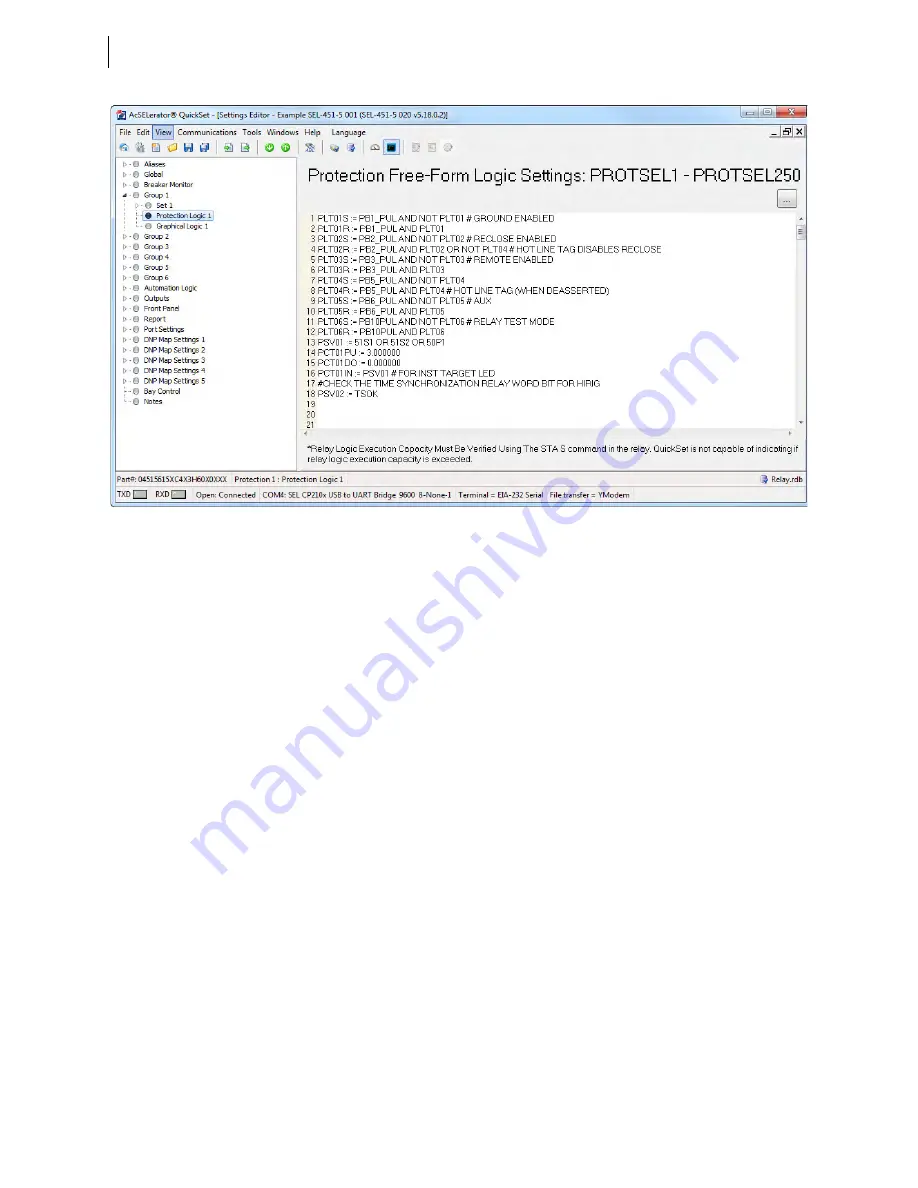 Schweitzer Engineering Laboratories SEL-421-4 Instruction Manual Download Page 894