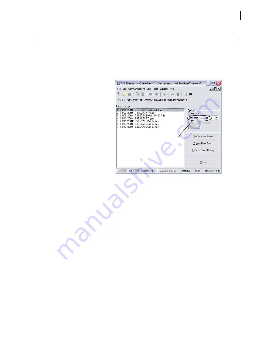 Schweitzer Engineering Laboratories SEL-787 Instruction Manual Download Page 73