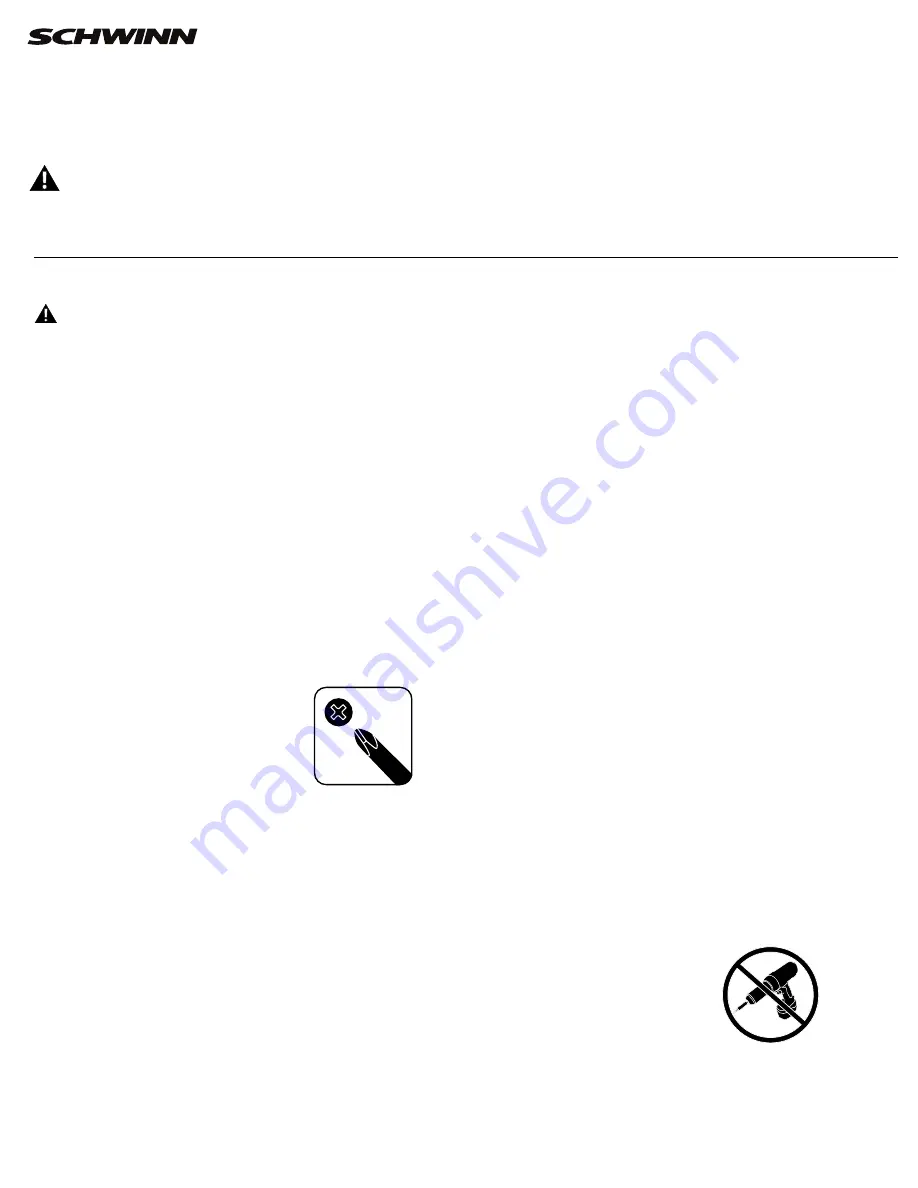 Schwinn Crewmaster Service Manual Download Page 13