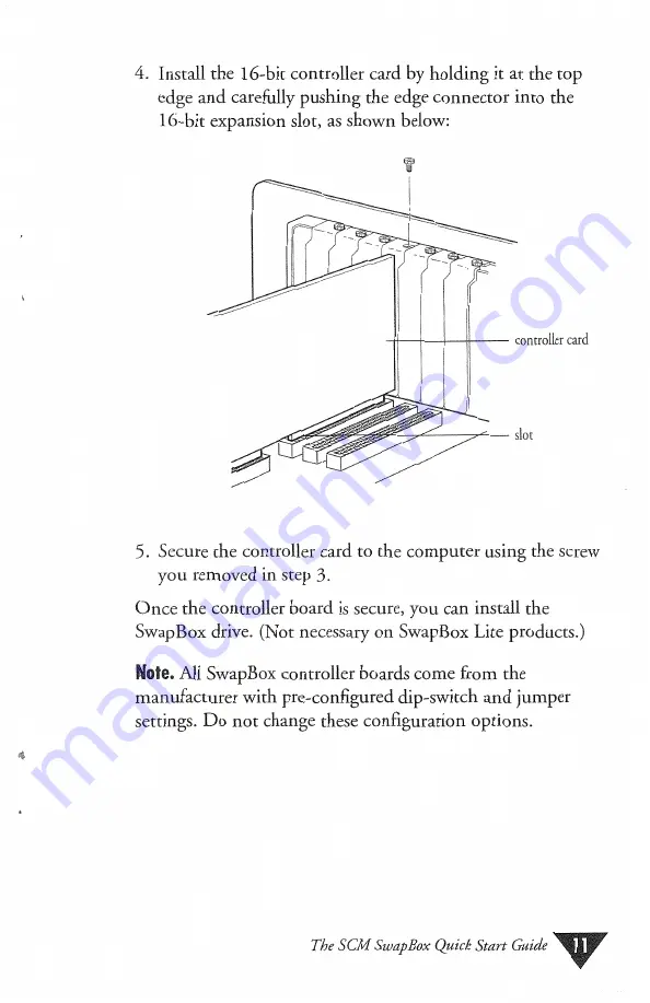 SCM SwapBox Classic Hardware & Software Installation Download Page 18