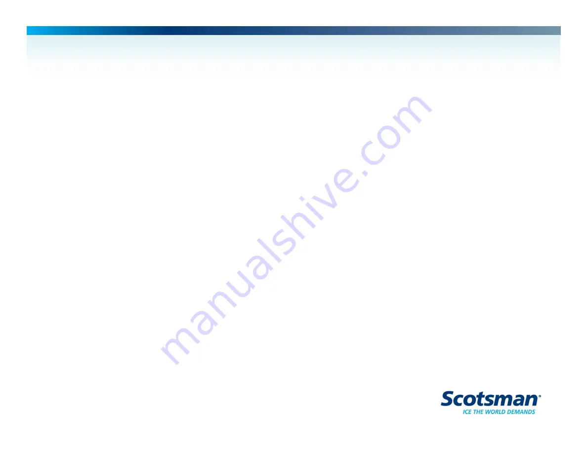 Scotsman CU0415 Technical Training Manual Download Page 27