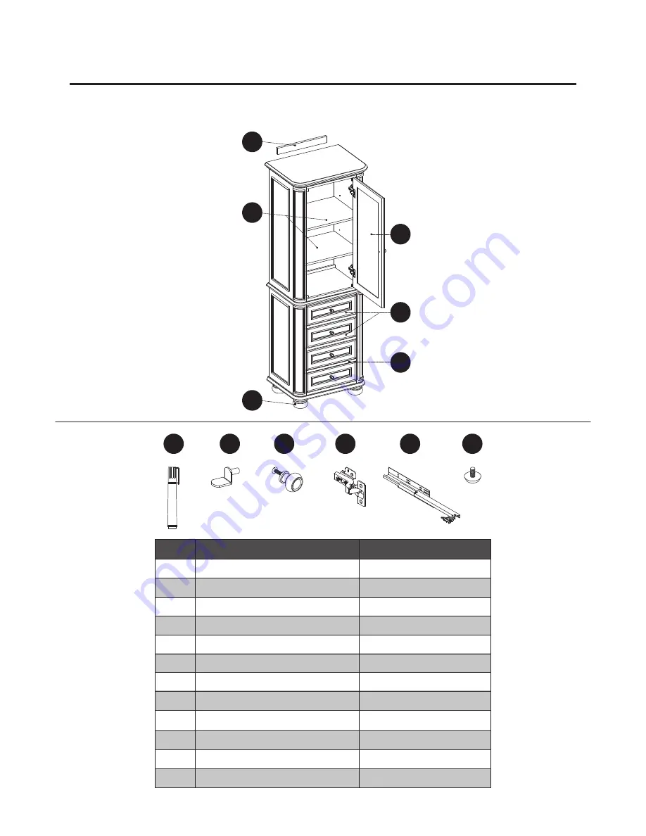 Scott Living Wrightsville Bathroom Floor Cabinet Скачать руководство пользователя страница 10