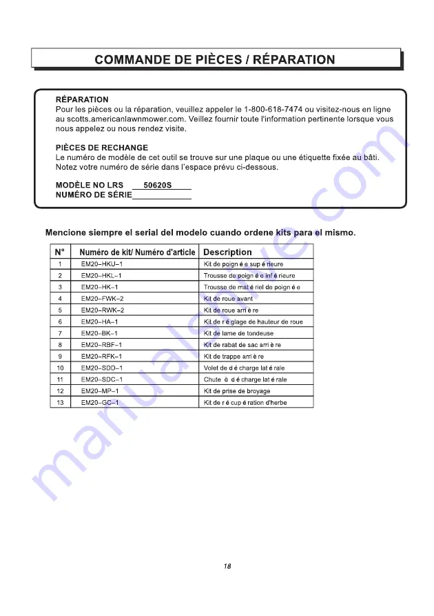 Scotts 50620S Owner'S Manual Download Page 57