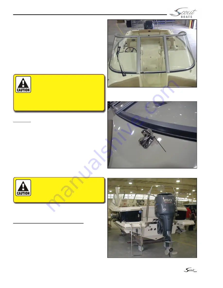 Scout Boats 245 Dorado Owner'S Manual Download Page 50