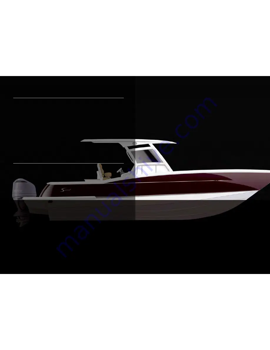 Scout Boats 320 LXF Owner'S Manual Download Page 2