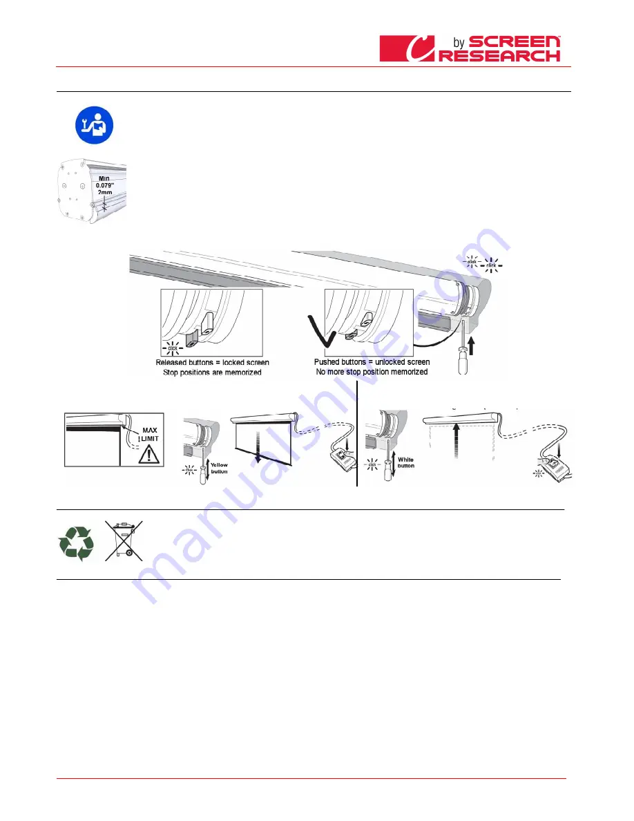 Screen Research CLIC Installation Manual Download Page 13