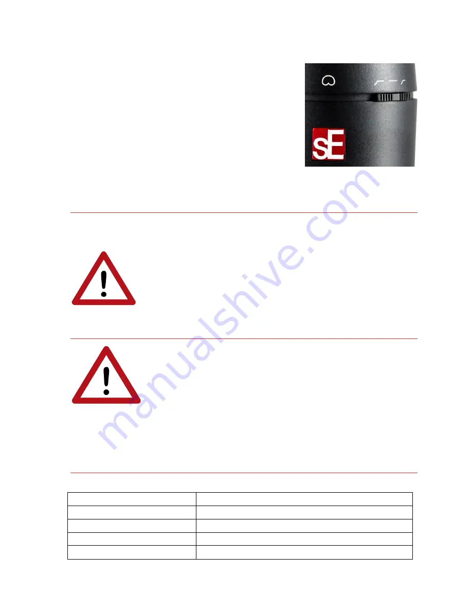 SE Electronics X1 S User Manual Download Page 9