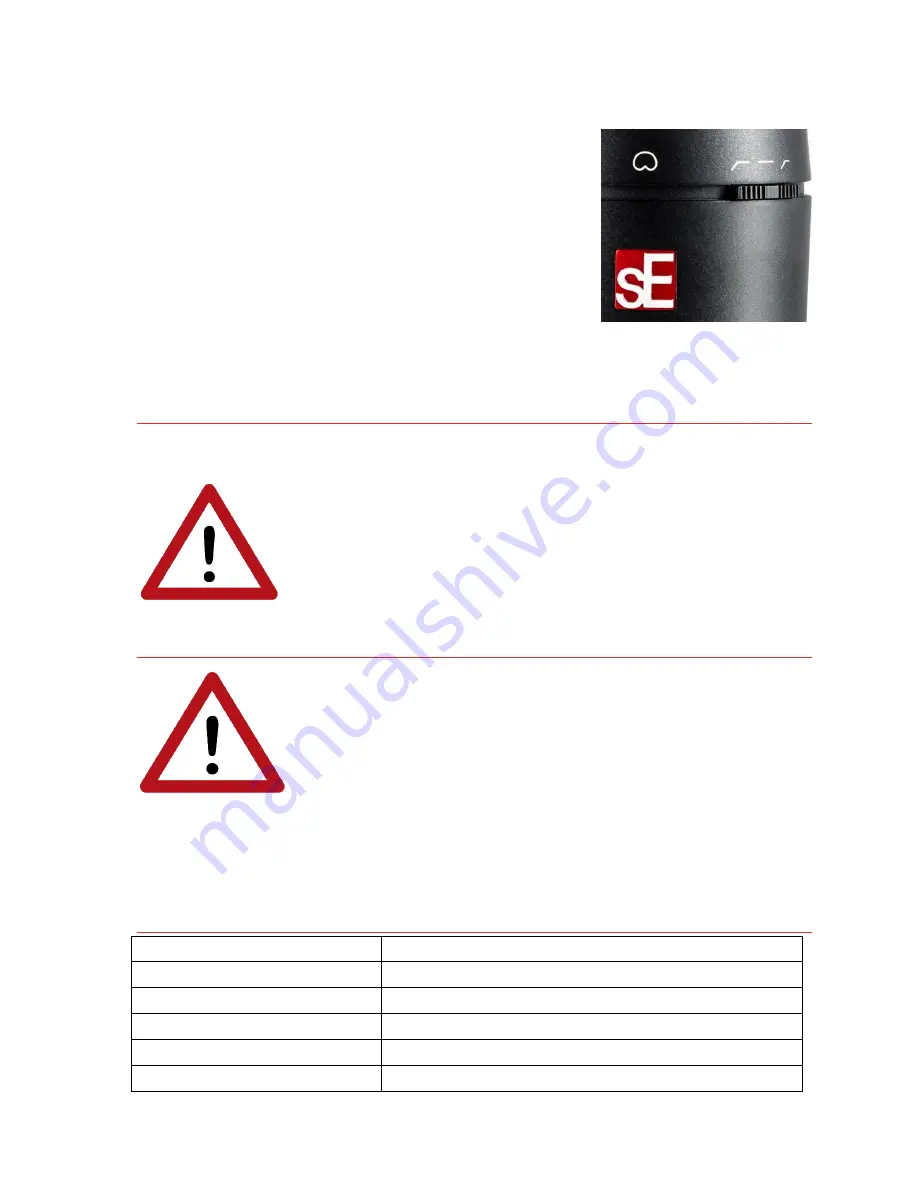 SE Electronics X1 S User Manual Download Page 12