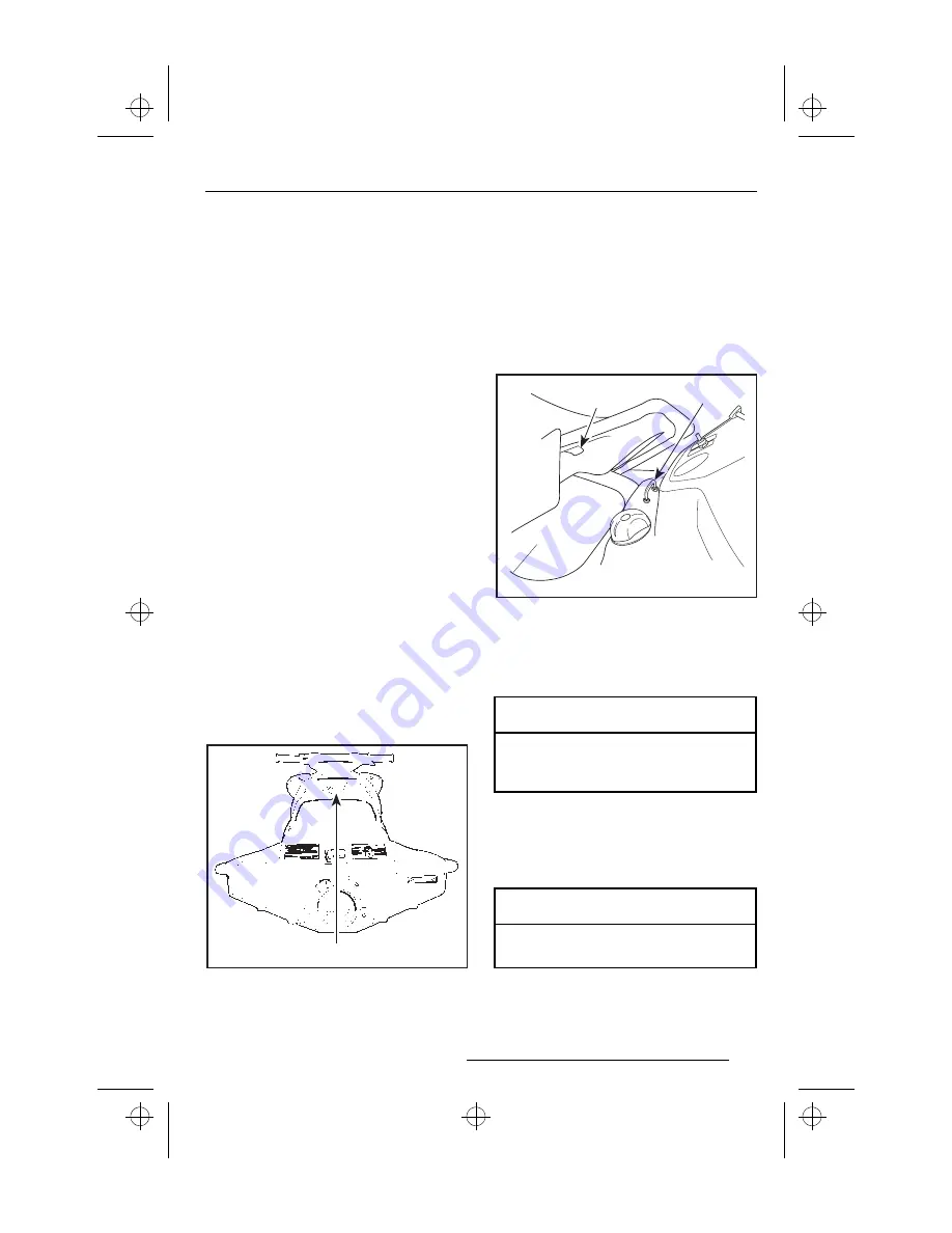 Sea-doo 1997 GS Operator'S Manual Download Page 37