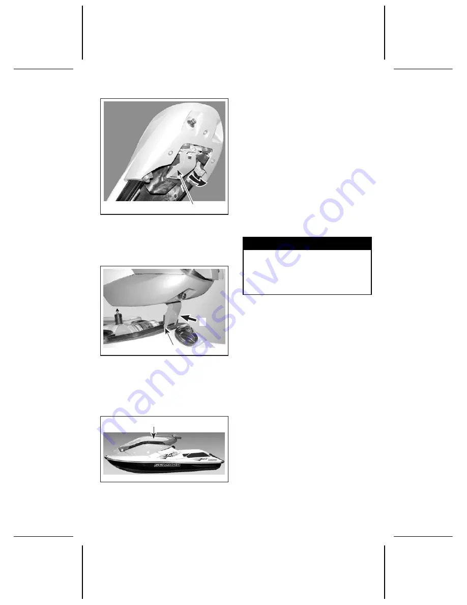 Sea-doo 2006 3D RFI Operator'S Manual Download Page 87