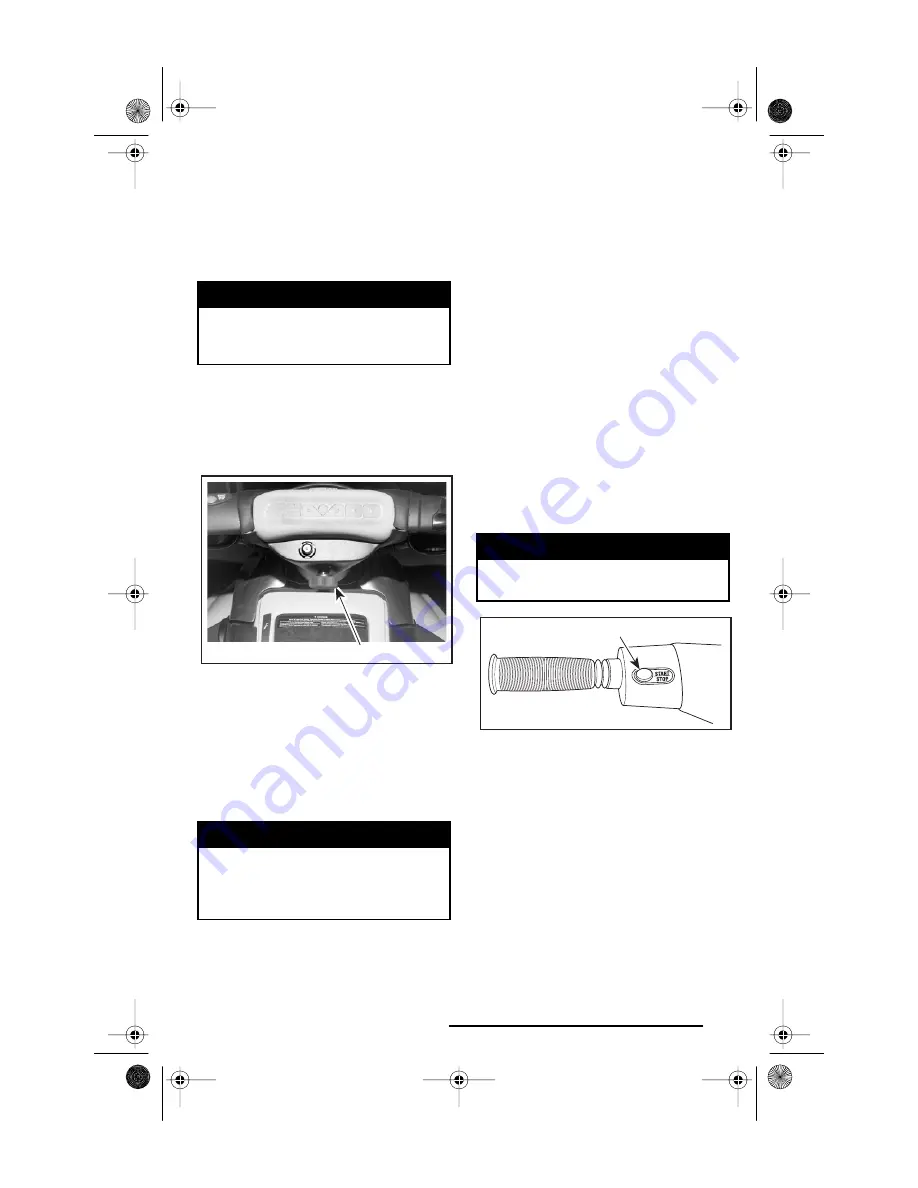 Sea-doo GTX DI 5649 Operator'S Manual Download Page 25